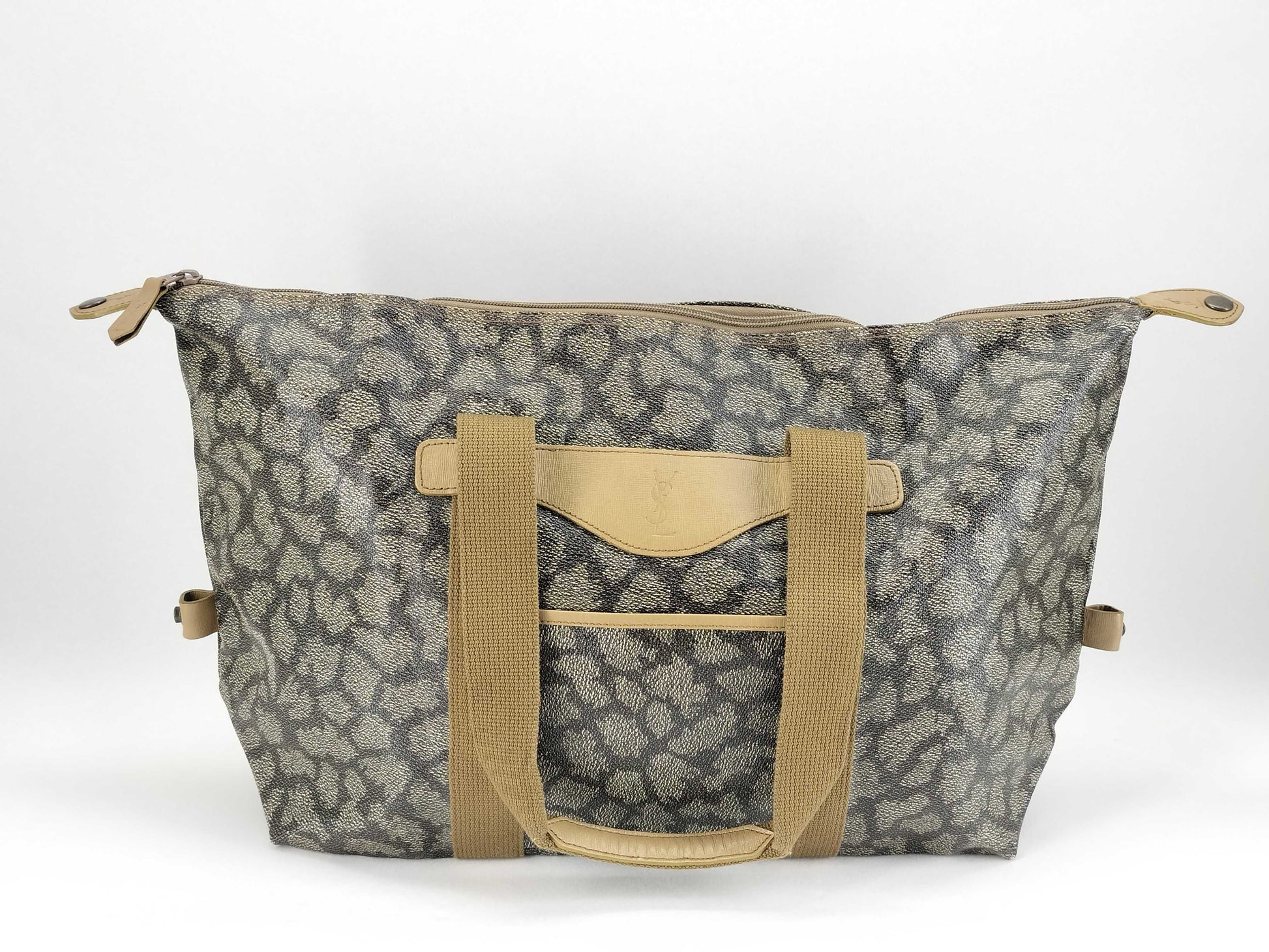 Yves Saint Laurent Boston Bag, Multicolor PVC, Boston Bag