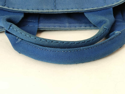 PRADA Prada Canapa Handbag Blue Handbag