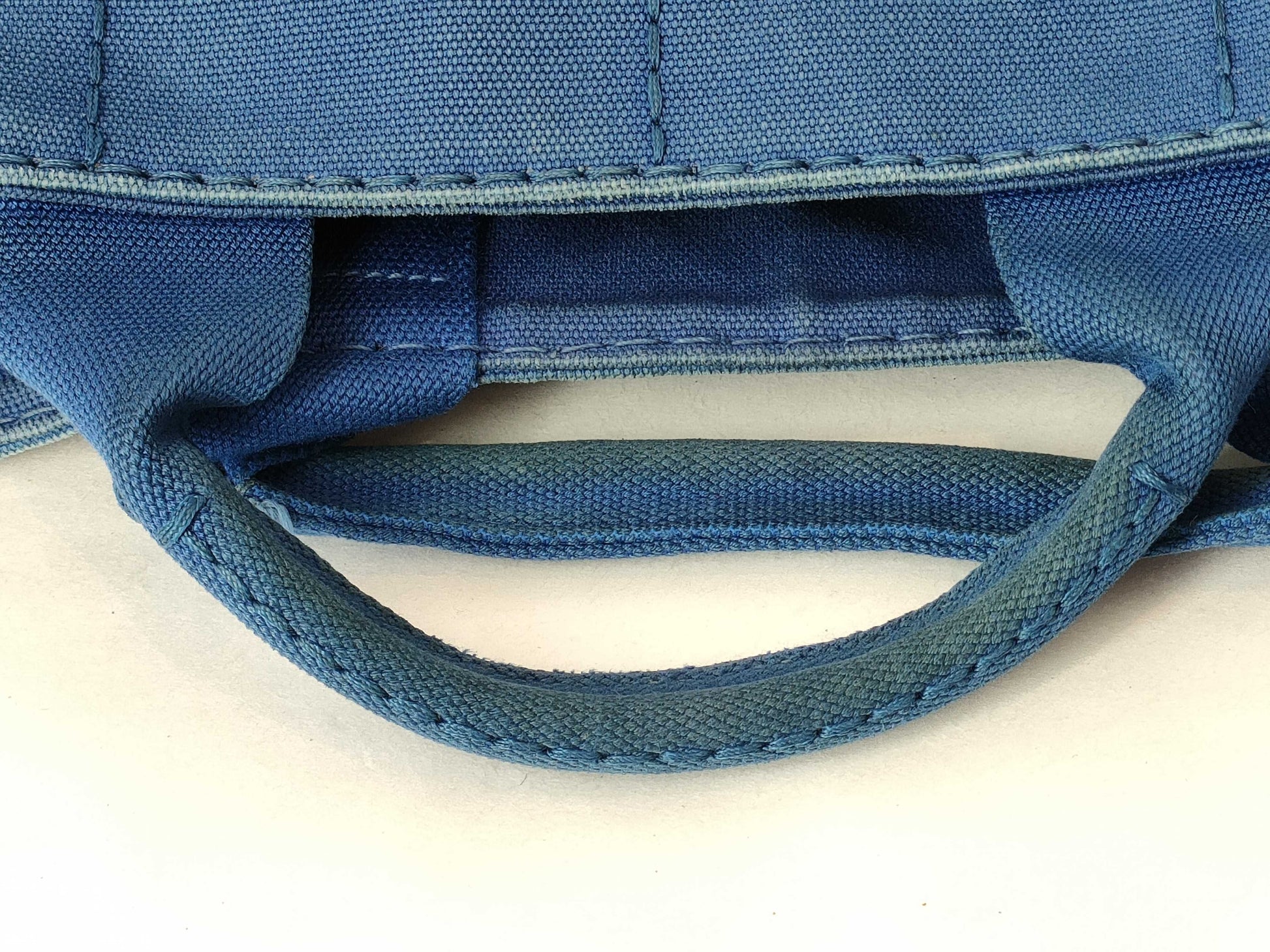 PRADA Prada Canapa Handbag Blue Handbag