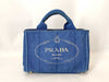 PRADA Prada Canapa Handbag Blue Handbag