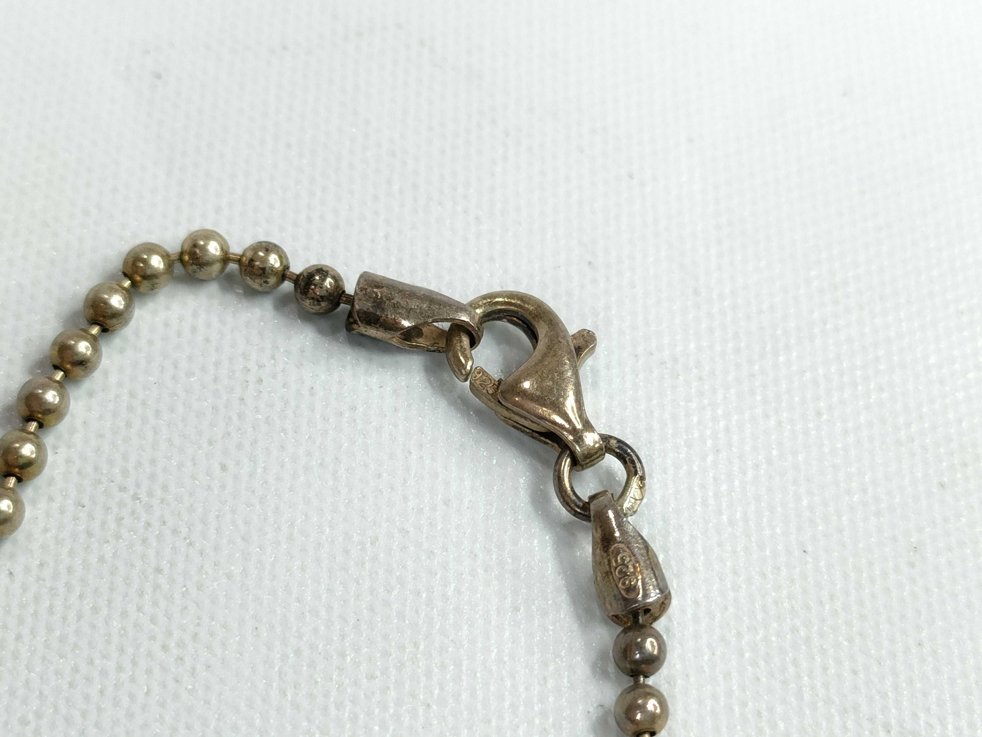 GUCCI Gucci Plate Ball Chain Keychain 925 B Key Case/Keychain