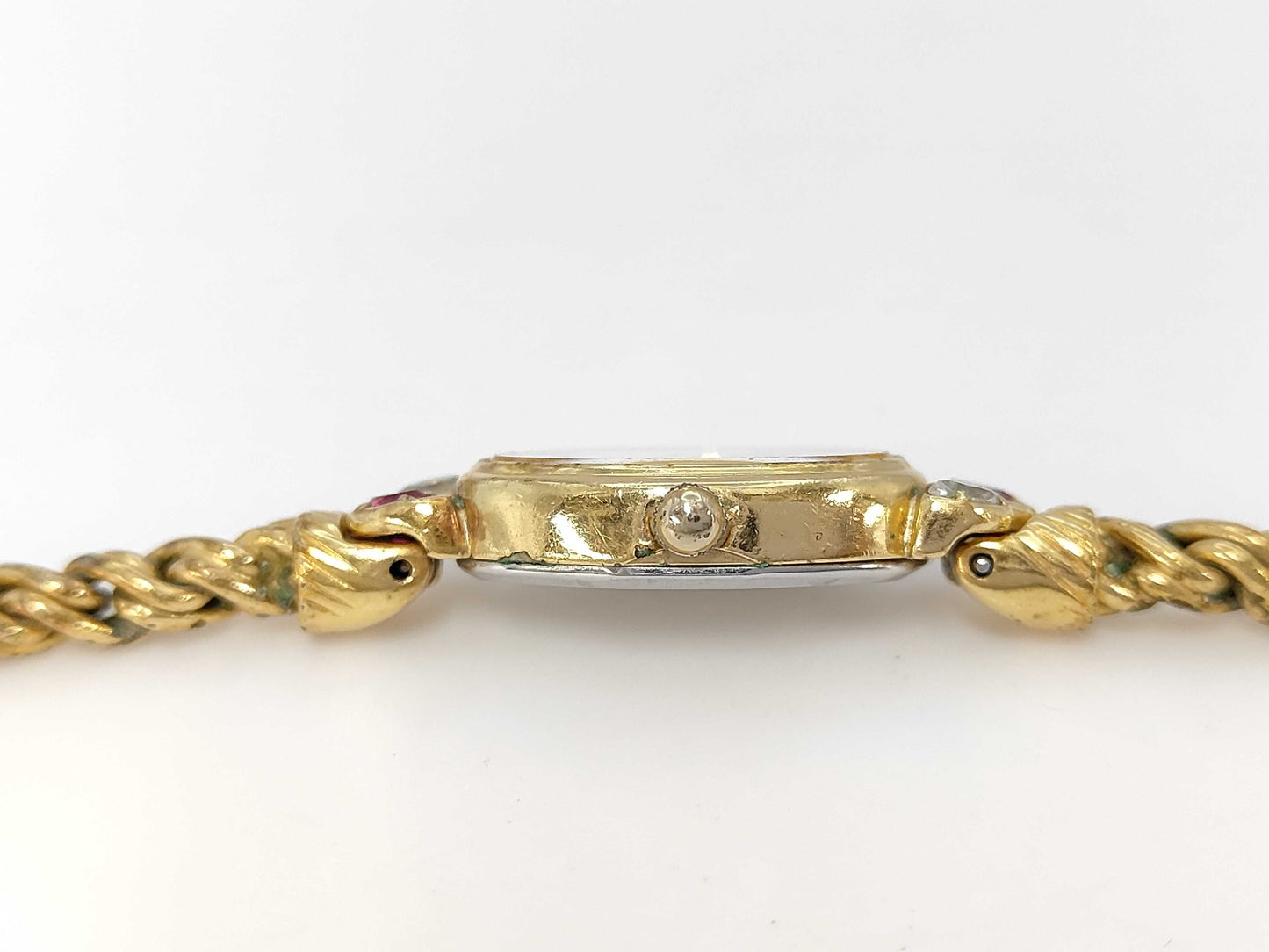 SEIKO 1E20-5760 753774 Quartz Champagne Dial Non-Moving Women's Watch