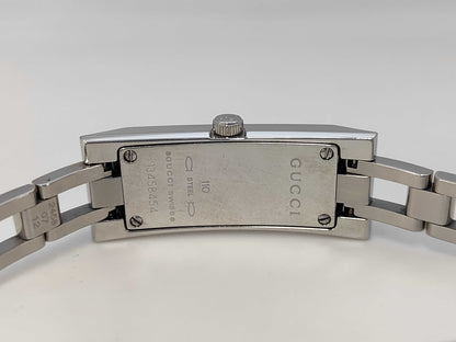 GUCCI 110 13458454 Quartz Silver Dial Unmoving Women's Watch