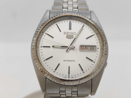 SEIKO 7009-3110 656017 Automatic Silver Dial Boys' Watch