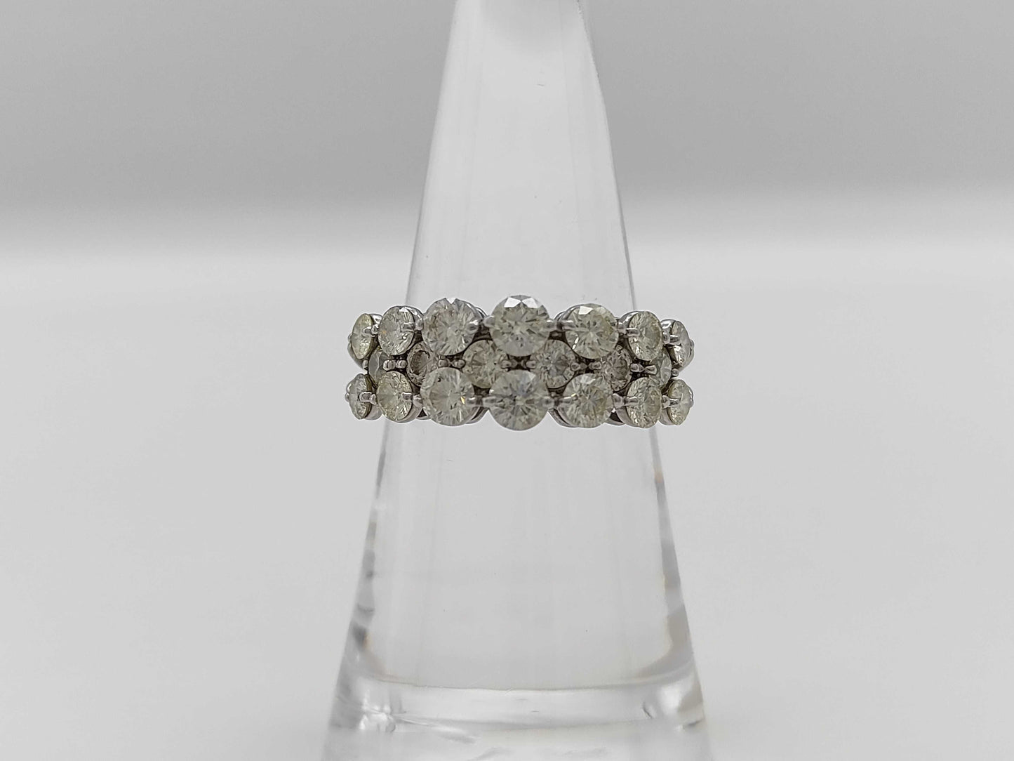 D2.00ct Pt900 4.7g Ring 