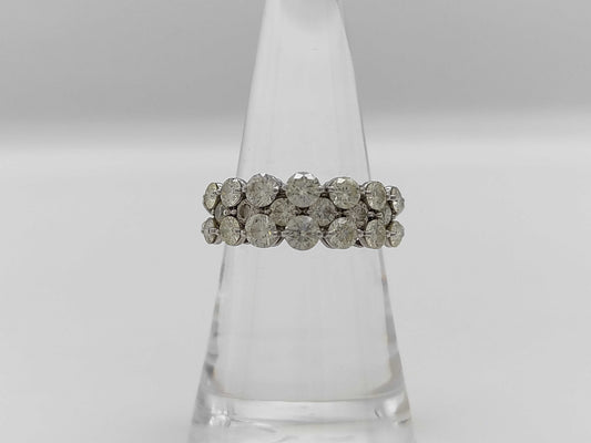 D2.00ct Pt900 4.7g Ring 