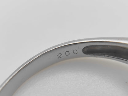 D2.00ct Pt900 4.7g Ring 