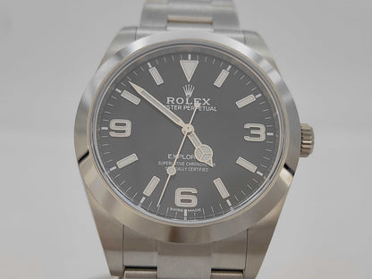 ROLEX 214270 3D68X650 Black Dial Oyster Bracelet Men's Watch