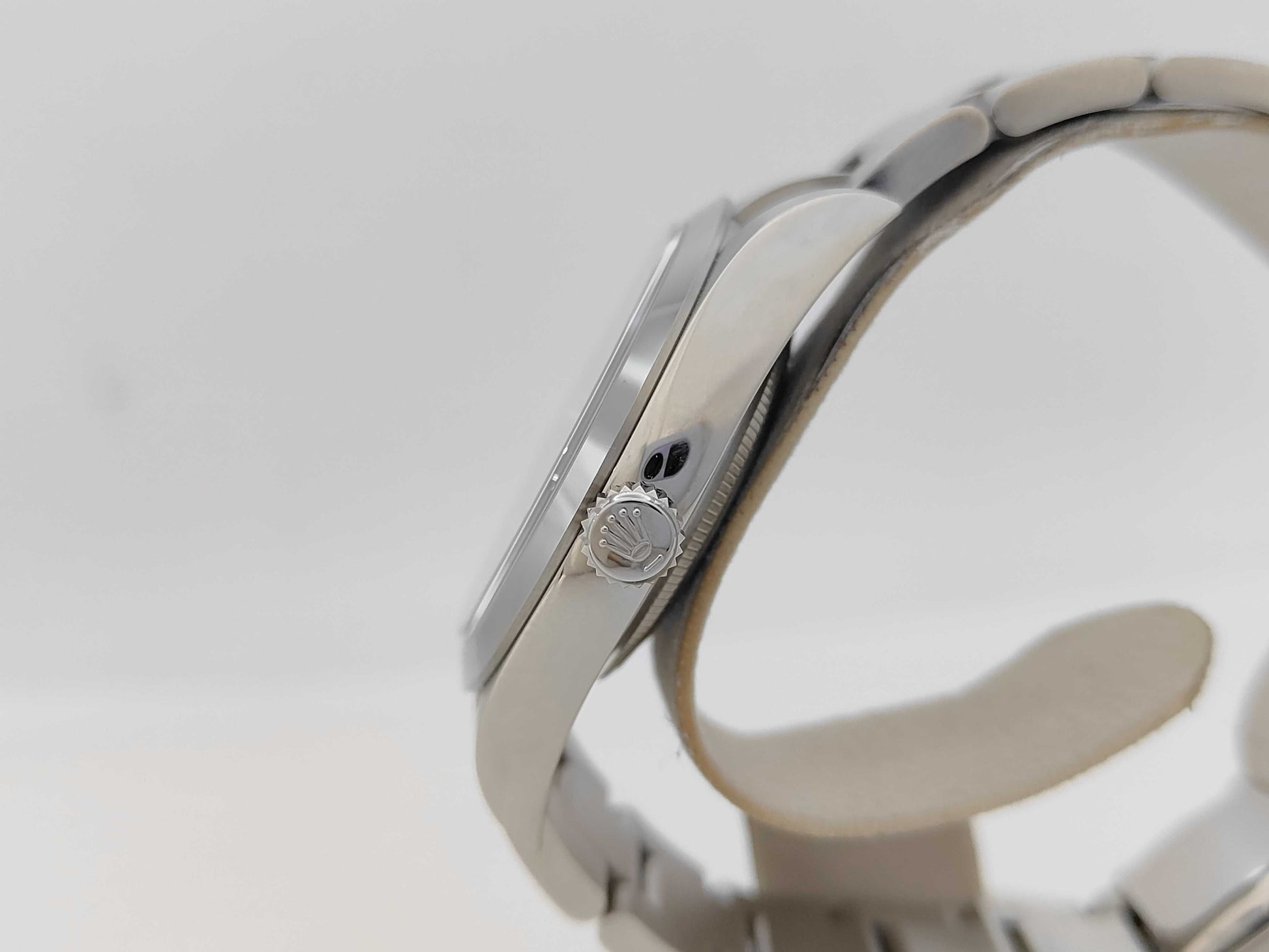 ROLEX 214270 3D68X650 Black Dial Oyster Bracelet Men's Watch