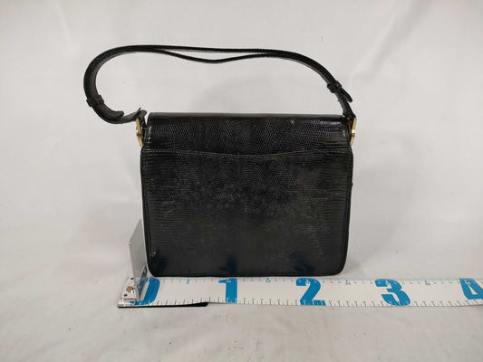 GUCCI Old Lizard One-Shoulder Bag Handbag