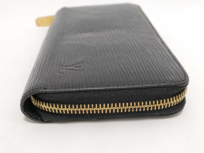 LOUIS VUITTON Epi Zippy Wallet with Gold Hardware, M68755, RFID-Informed Wallet