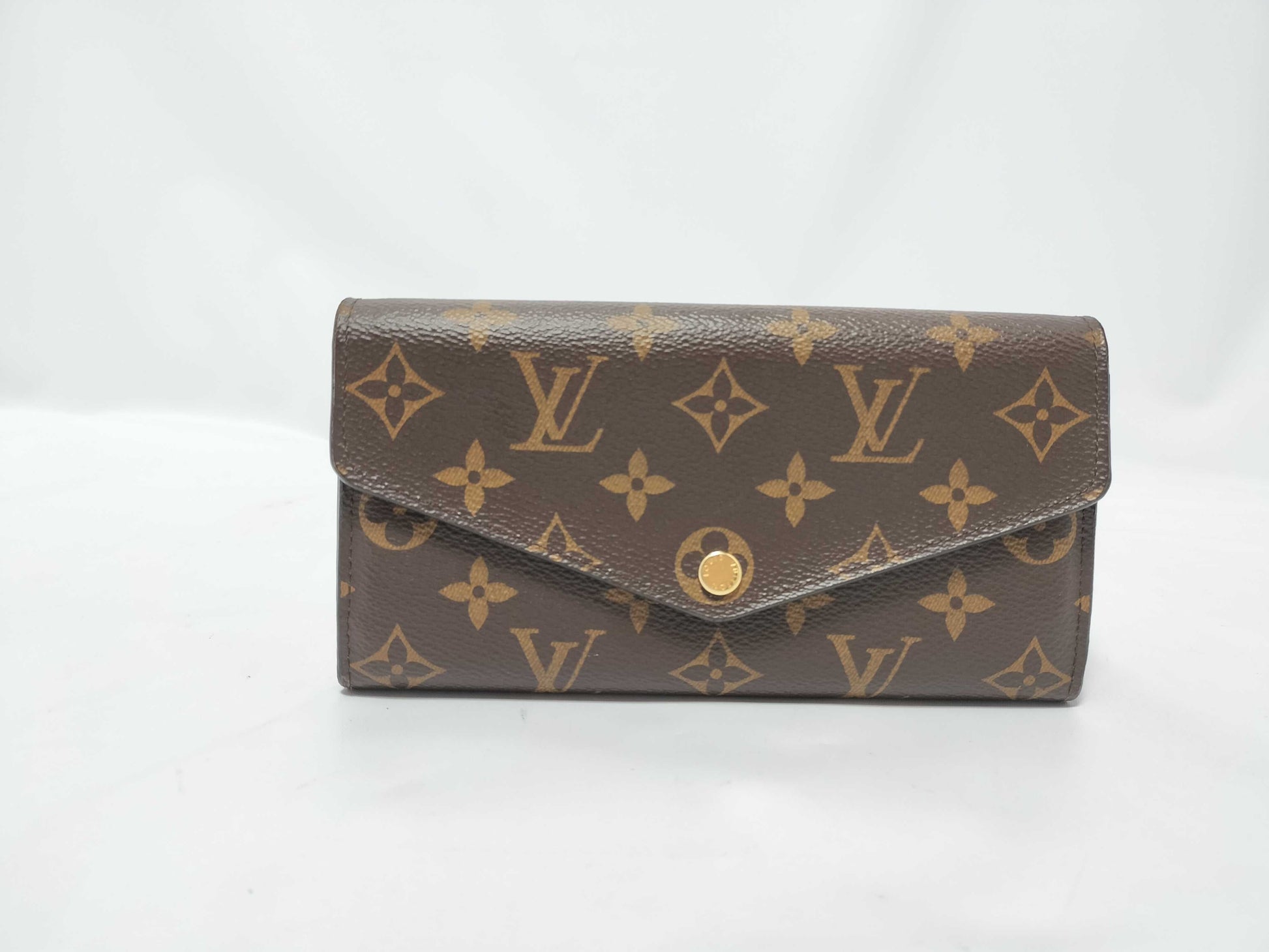 LOUIS VUITTON Monogram Sarah Monogram Fuchsia Wallet M62234 MI4169