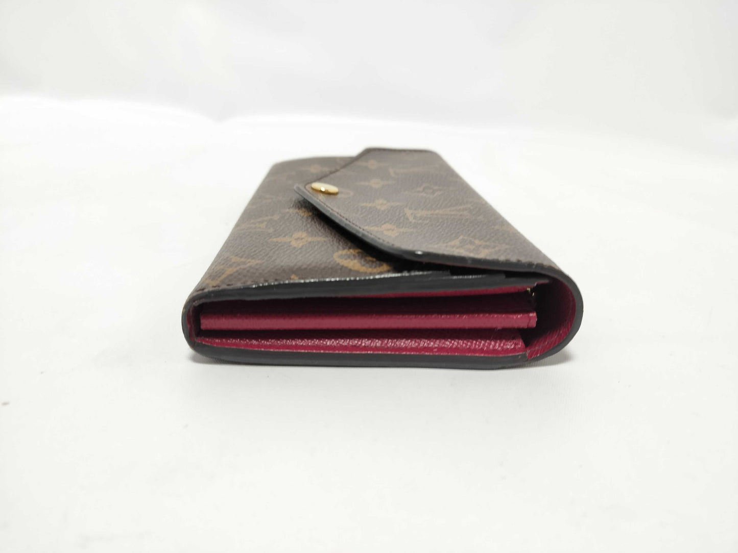 LOUIS VUITTON Monogram Sarah Monogram Fuchsia Wallet M62234 MI4169