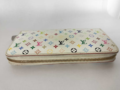 LOUIS VUITTON Monogram Multicolore Zippy Wallet Multicolore M60241 CA4113 Wallet