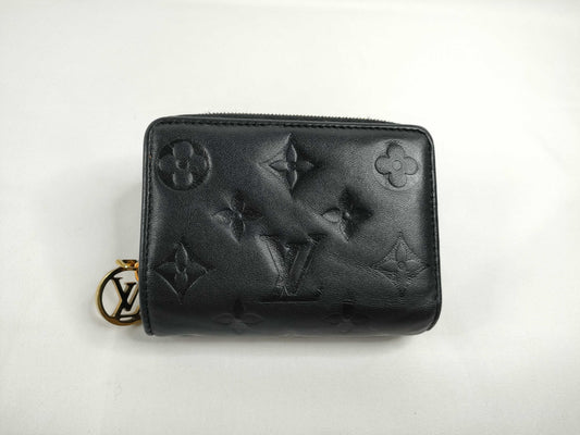 LOUIS VUITTON Lou Embossed Noir M81599 RFID Wallet
