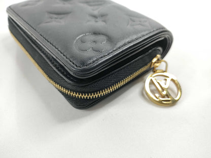LOUIS VUITTON Lou Embossed Noir M81599 RFID Wallet