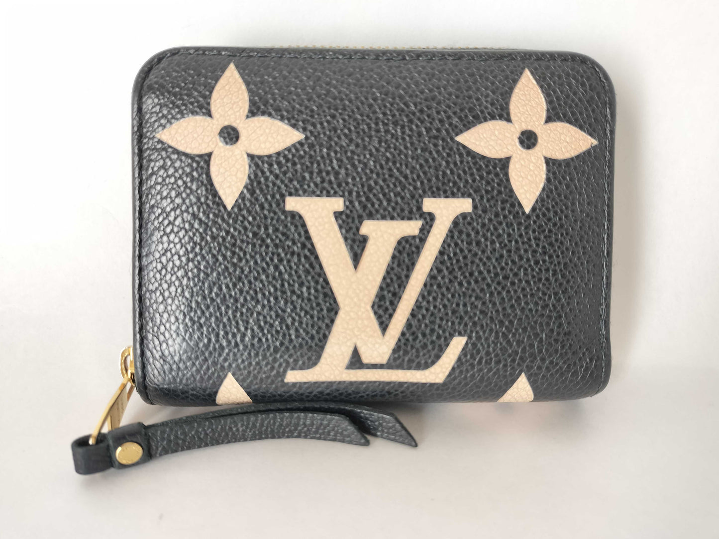 LOUIS VUITTON Monogram Empreinte Coin Purse, Two-Tone, Empreinte M69787 RFID Coin Case