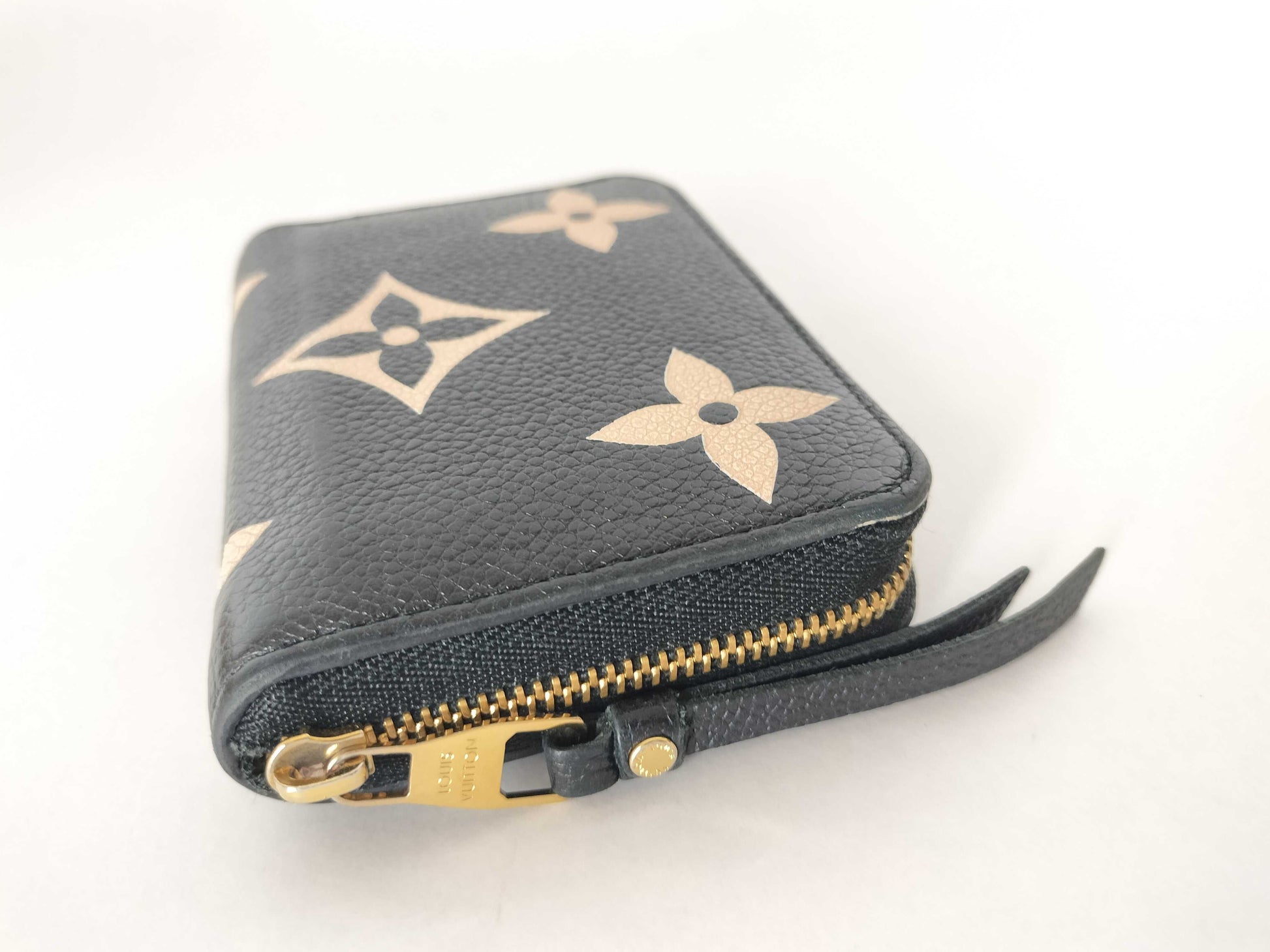LOUIS VUITTON Monogram Empreinte Coin Purse, Two-Tone, Empreinte M69787 RFID Coin Case