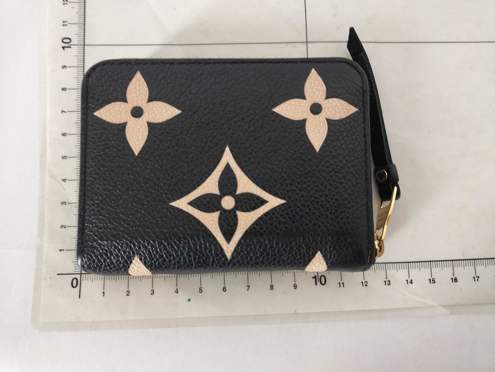 LOUIS VUITTON Monogram Empreinte Coin Purse, Two-Tone, Empreinte M69787 RFID Coin Case