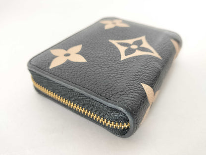 LOUIS VUITTON Monogram Empreinte Coin Purse, Two-Tone, Empreinte M69787 RFID Coin Case