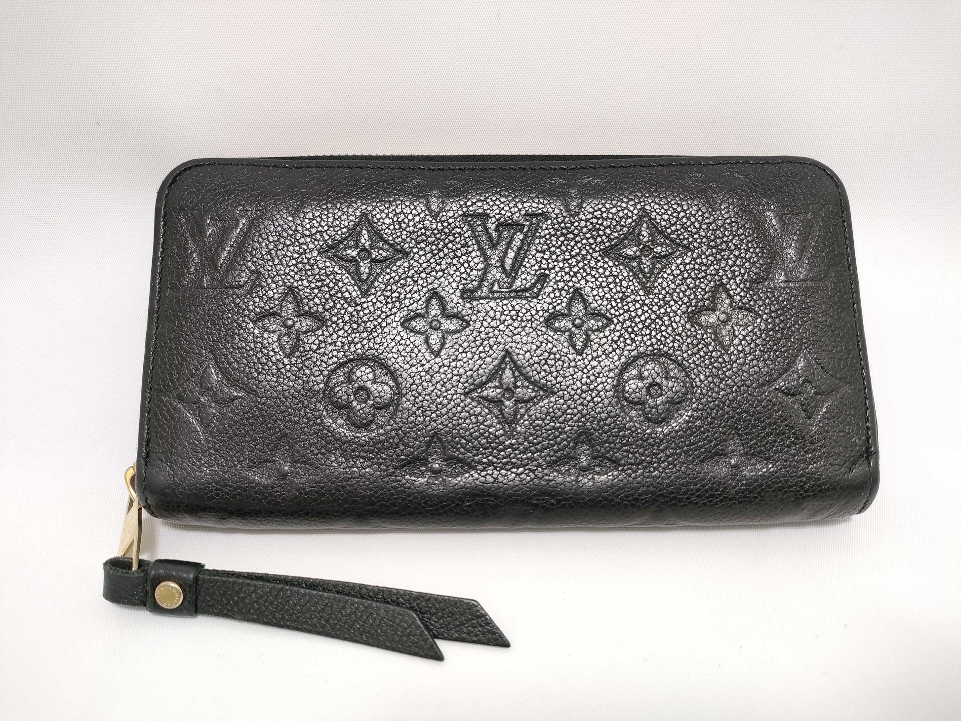 LOUIS VUITTON Monogram Empreinte Zippy Wallet Monogram Empreinte M61864 SP1147 Wallet