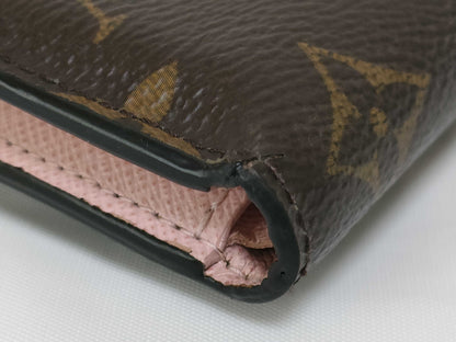 LOUIS VUITTON Victorine Monogram Rose Ballerine M62360 FH1290 Wallet