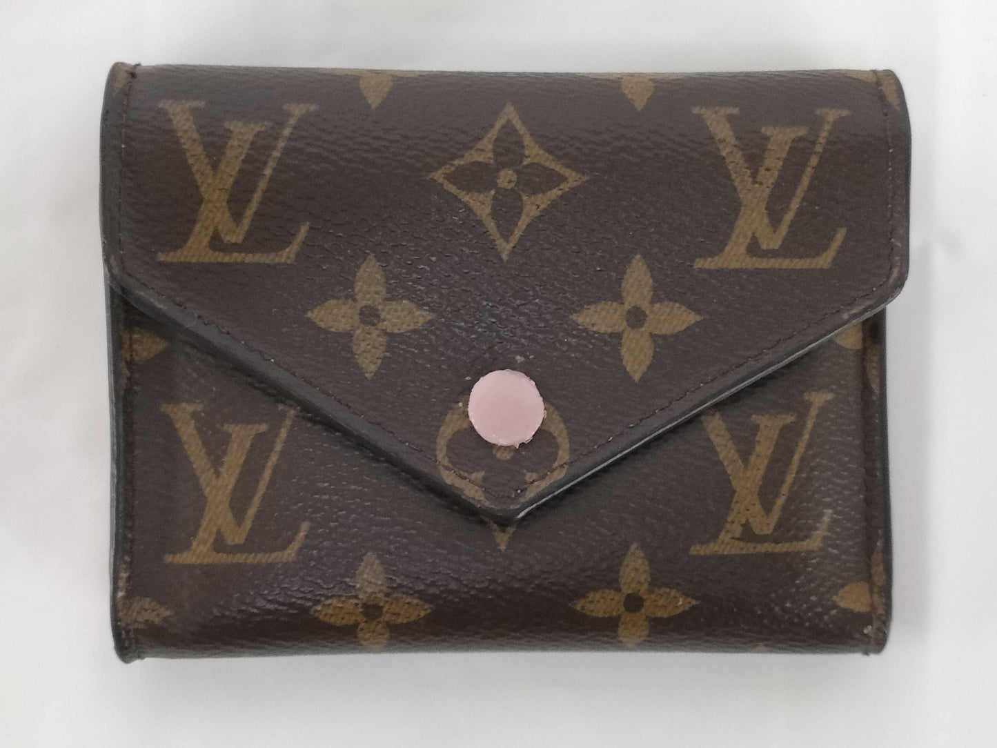 LOUIS VUITTON Victorine Monogram Rose Ballerine M62360 FH1290 Wallet