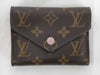 LOUIS VUITTON Victorine Monogram Rose Ballerine M62360 FH1290 Wallet