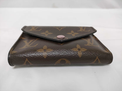 LOUIS VUITTON Victorine Monogram Rose Ballerine M62360 FH1290 Wallet