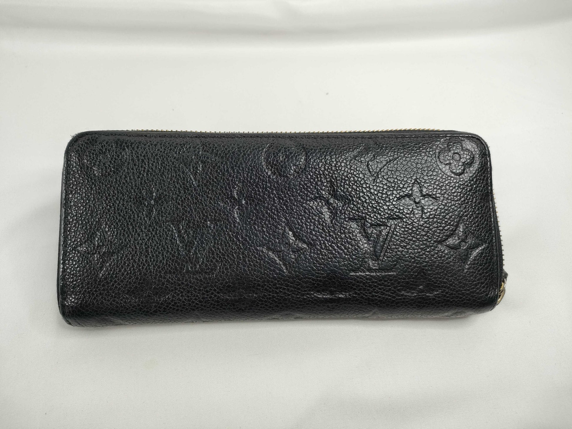 LOUIS VUITTON Monogram Empreinte Wallet, Louis Vuitton Clemence Monogram Empreinte M60171 SP2116