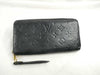 LOUIS VUITTON Monogram Empreinte Zippy Wallet Monogram Empreinte M61864 TN4186 Wallet