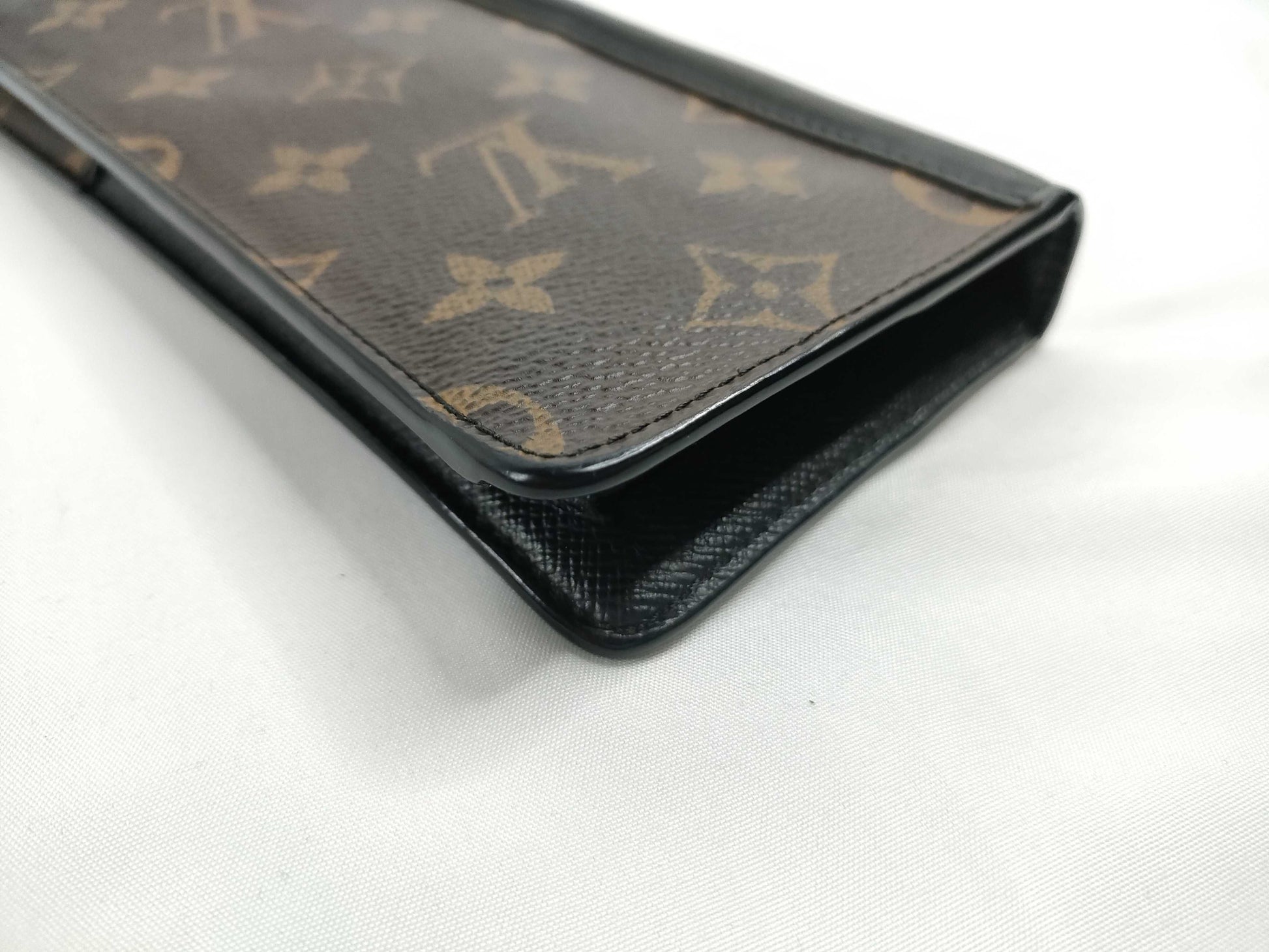 LOUIS VUITTON Monogram Macassar Louis Vuitton Tanon Monogram Macassar M93800 CT2187 Wallet