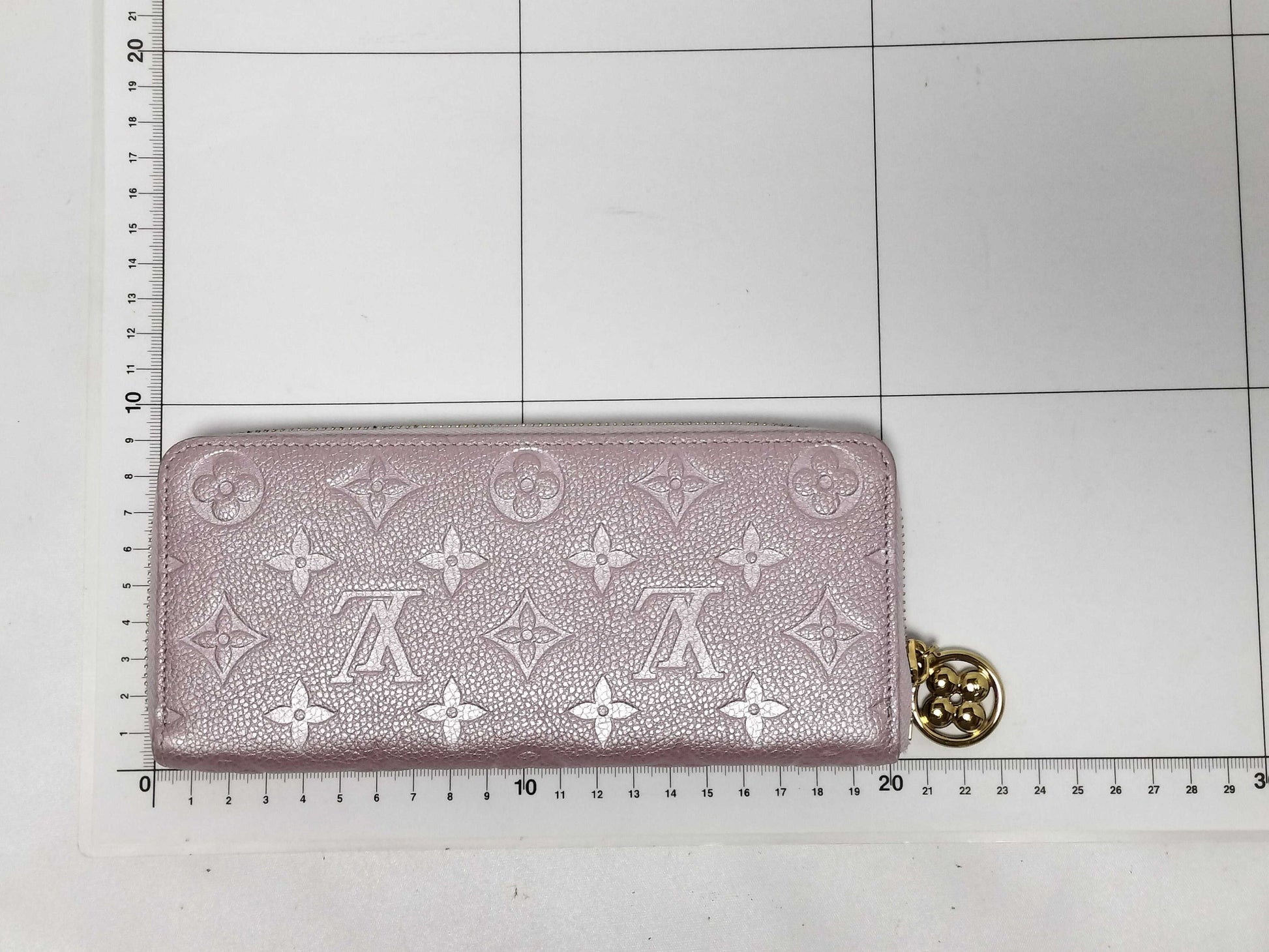 LOUIS VUITTON Monogram Empreinte Louis Vuitton Clemence Monogram Empreinte M82173 RFID Wallet