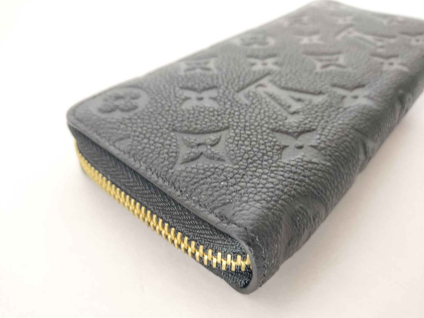 LOUIS VUITTON Monogram Empreinte Louis Vuitton Clemence Monogram Empreinte M60171 RFID Wallet
