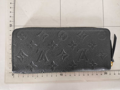 LOUIS VUITTON Monogram Empreinte Louis Vuitton Clemence Monogram Empreinte M60171 RFID Wallet