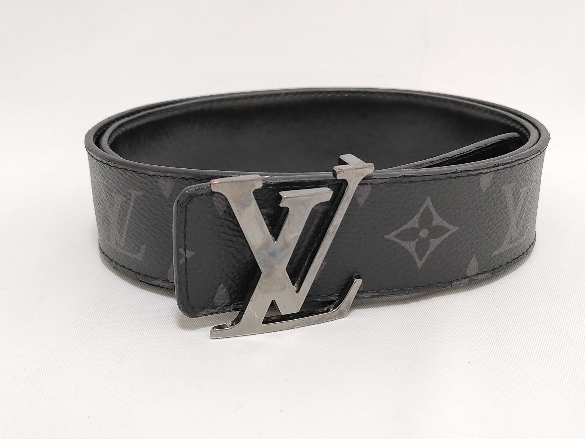 LOUIS VUITTON Santur Monogram Eclipse M9043 AC5200 Belt