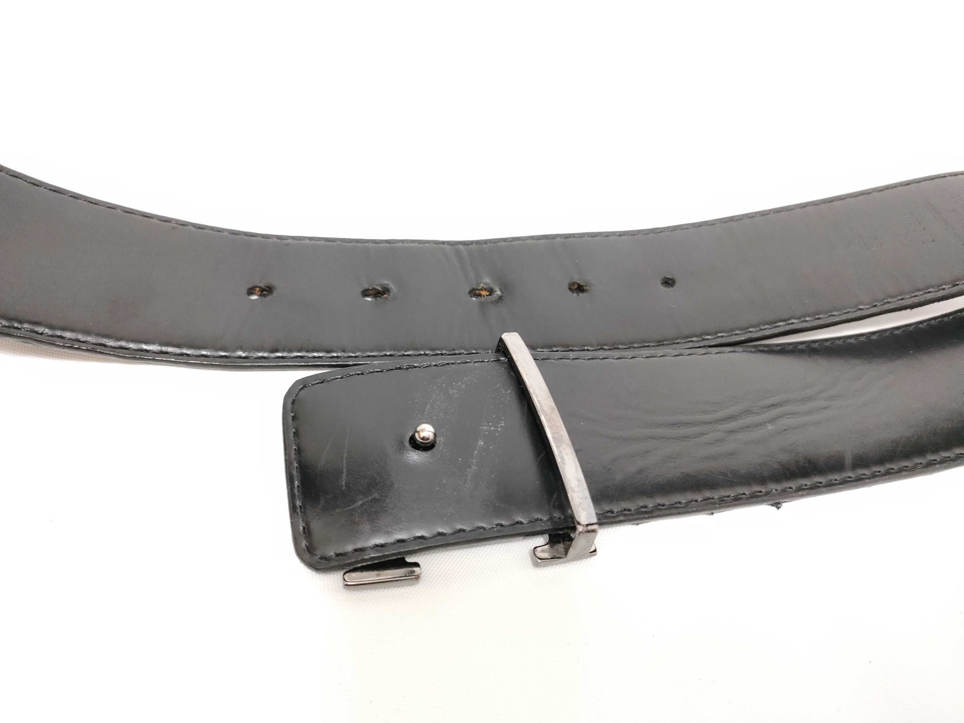 LOUIS VUITTON Santur Monogram Eclipse M9043 AC5200 Belt