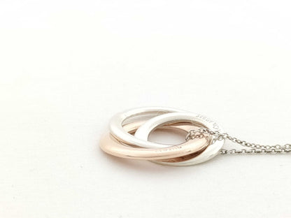 Tiffany & Co. 3-Ring Top SV925 Silver 5.1g Necklace