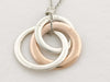 Tiffany & Co. 3-Ring Top SV925 Silver 5.1g Necklace