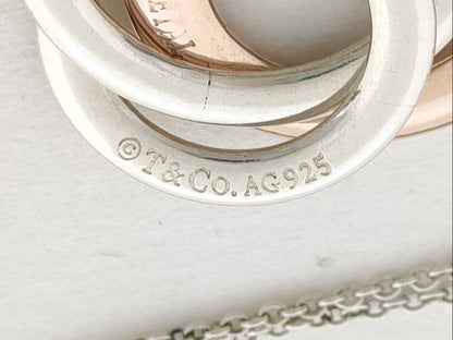 Tiffany & Co. 3-Ring Top SV925 Silver 5.1g Necklace