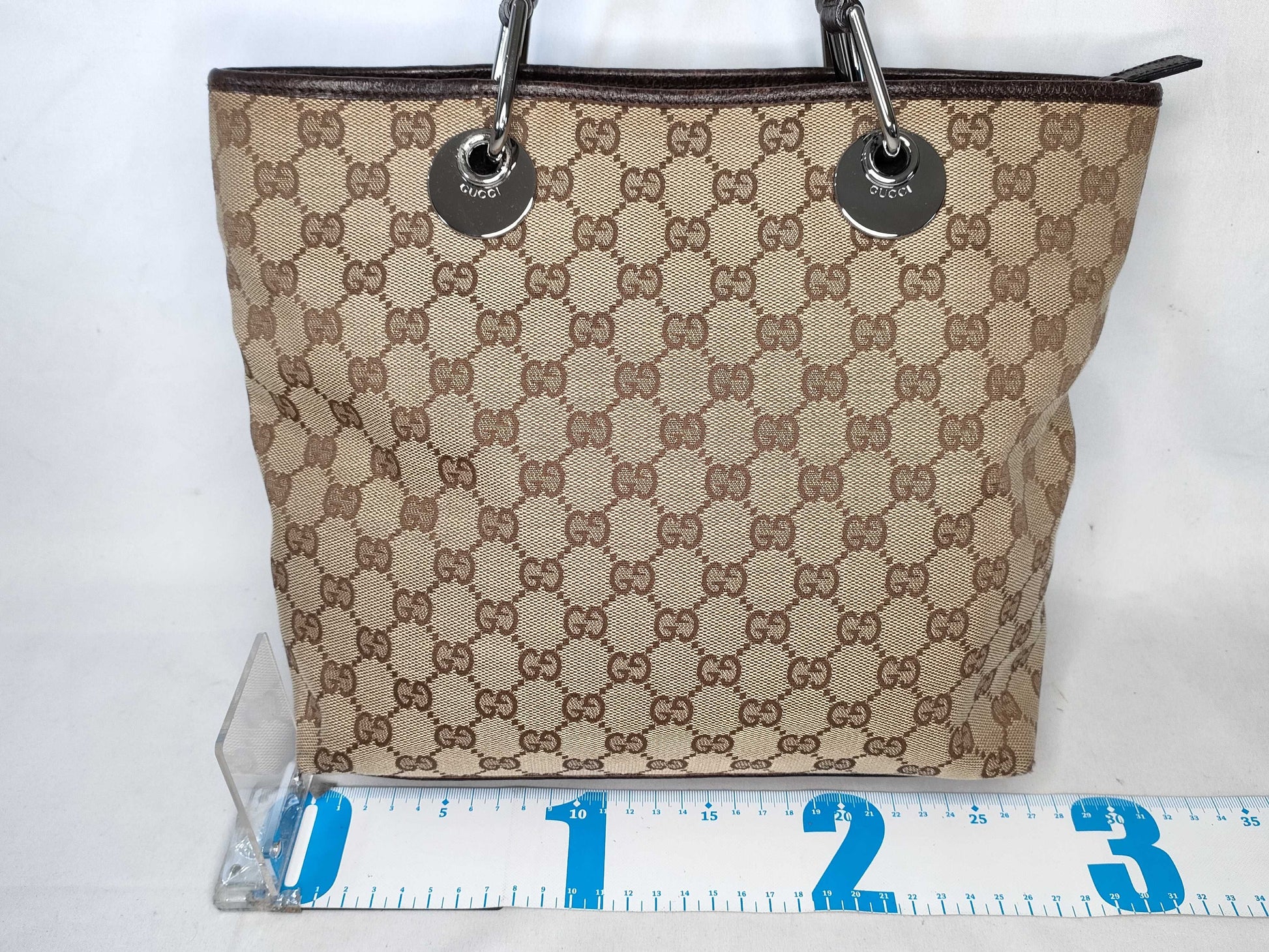 GUCCI GG Canvas Tote Bag 139552
