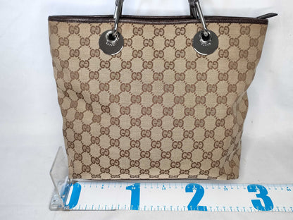 GUCCI GG Canvas Tote Bag 139552