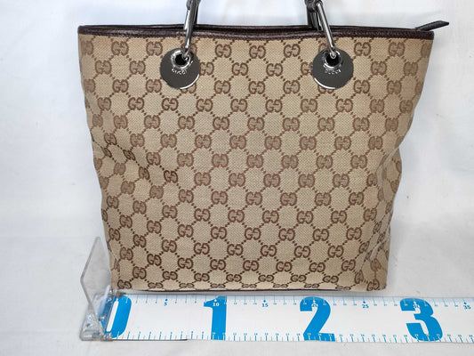 GUCCI GG Canvas Tote Bag 139552
