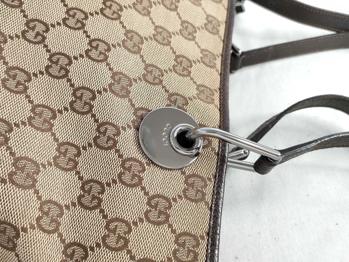 GUCCI GG Canvas Tote Bag 139552