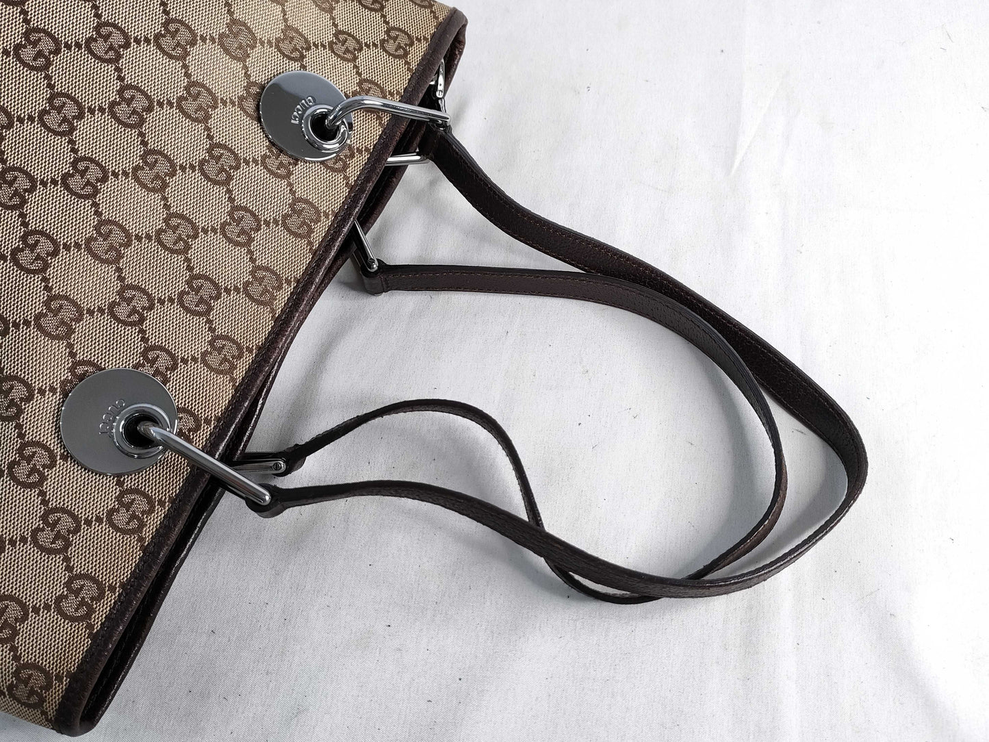 GUCCI GG Canvas Tote Bag 139552