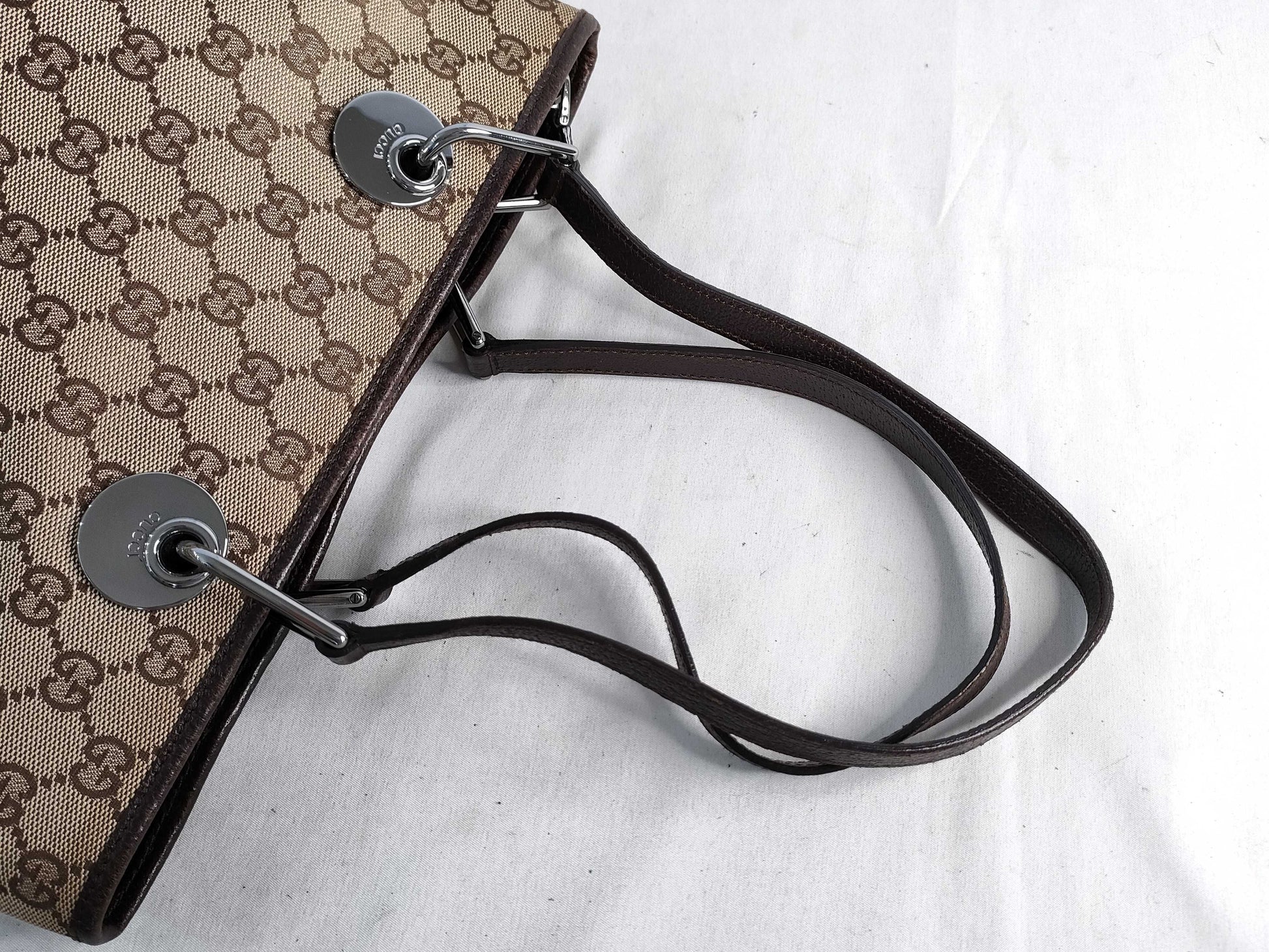 GUCCI GG Canvas Tote Bag 139552