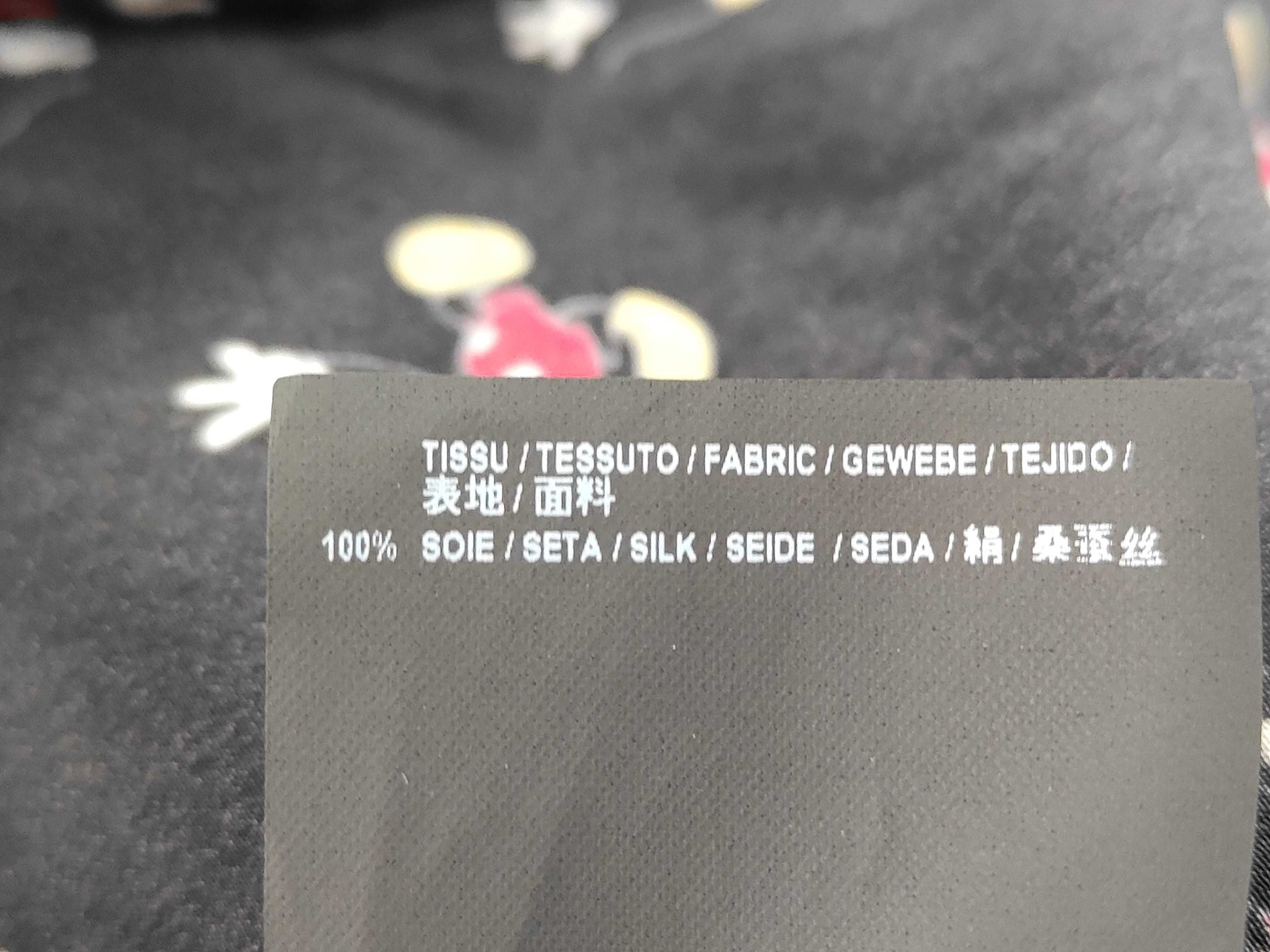 SAINT LAURENT Brand Apparel Yves Saint Laurent Paris Disney Mickey Mouse All-Over Print Short Sleeve Shirt Black 531956 Size 37 T-Shirt