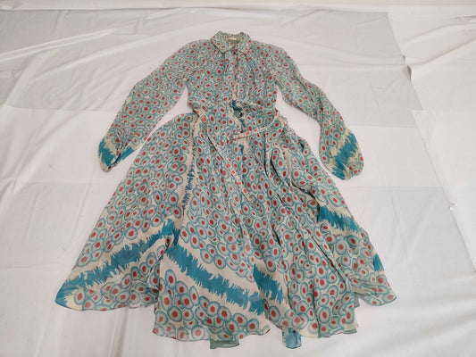 HERMES Brand Apparel HERMES Hermes Dress with Belt Size 38 Dress Dress