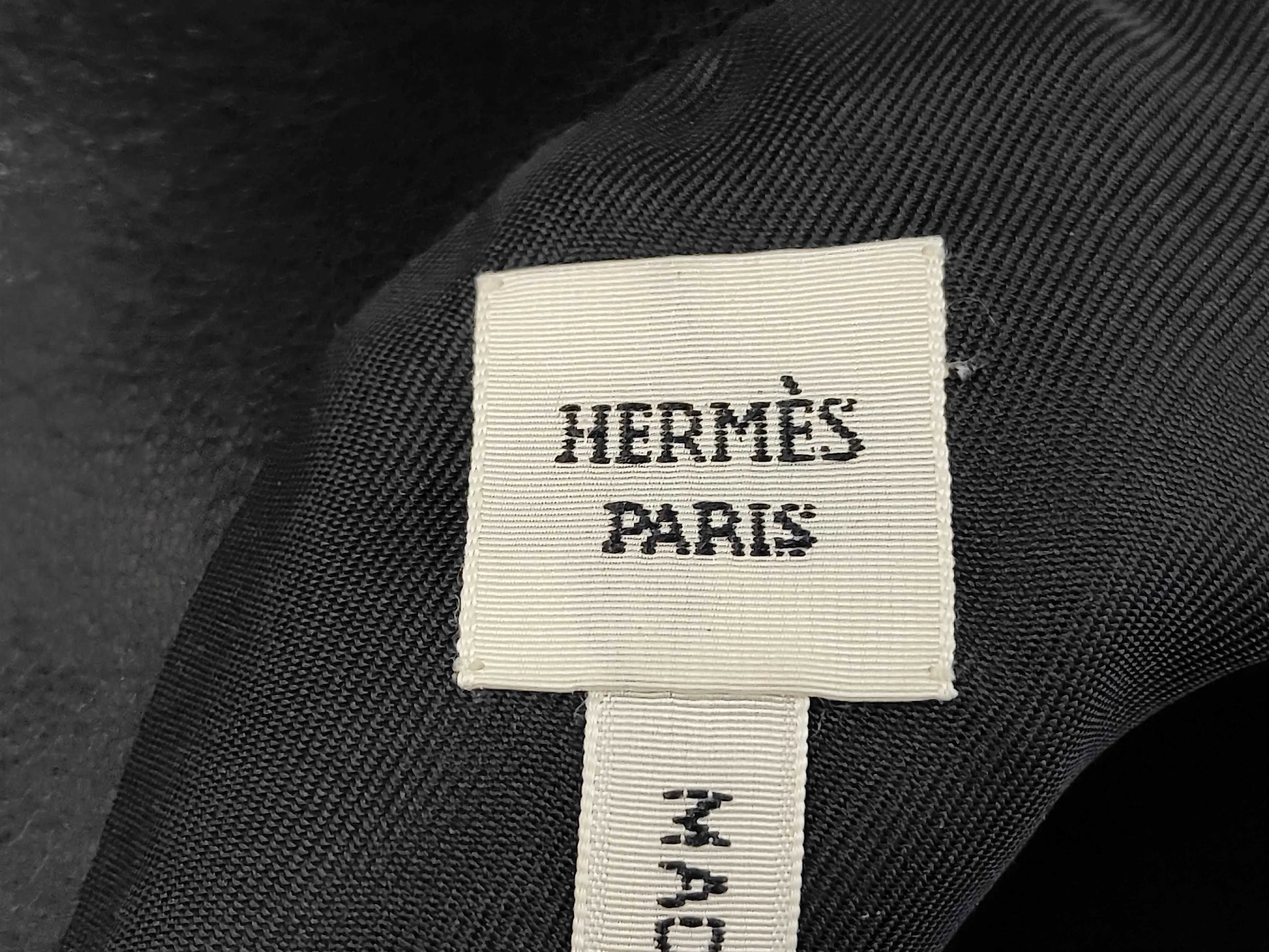 HERMES Brand Apparel HERMES Dress Black Lambskin Dress