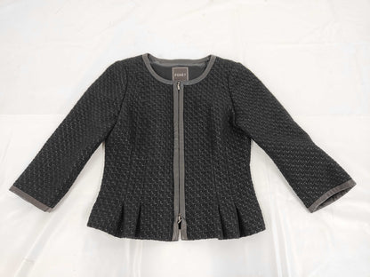 FOXEY Brand Apparel FOXEY Tweed Jacket Black Jacket Jacket